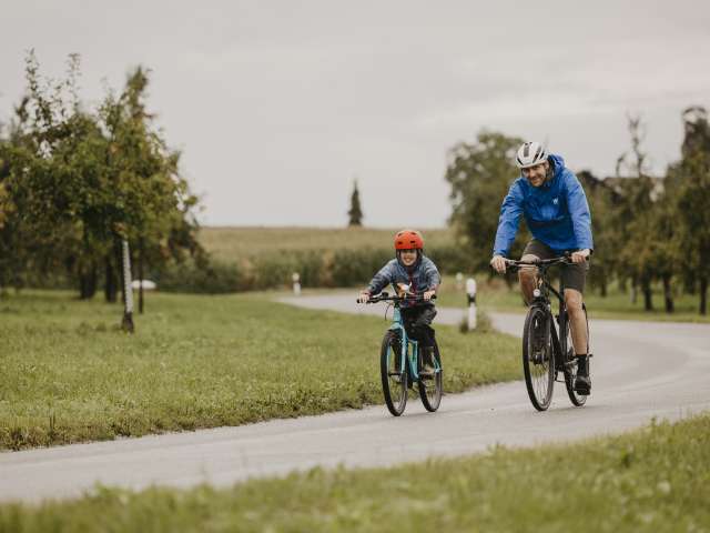 Strahlende Gesichter trotz grauem Himmel am 22. slowUp Bodensee
