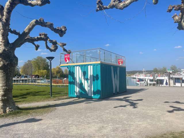 Erlebniscontainer präsentiert Verkehrsgeschichte der Bodenseeregion neu in Kreuzlingen