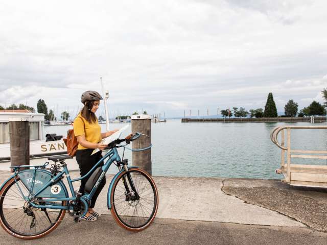 Mit Miet-Velo und Wifi im Gepäck dem Bodensee entlang