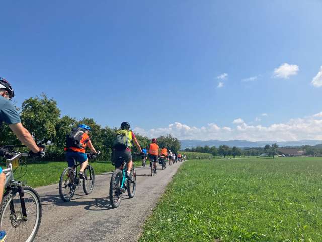 Zufriedene Gesichter am 21. slowUp Bodensee