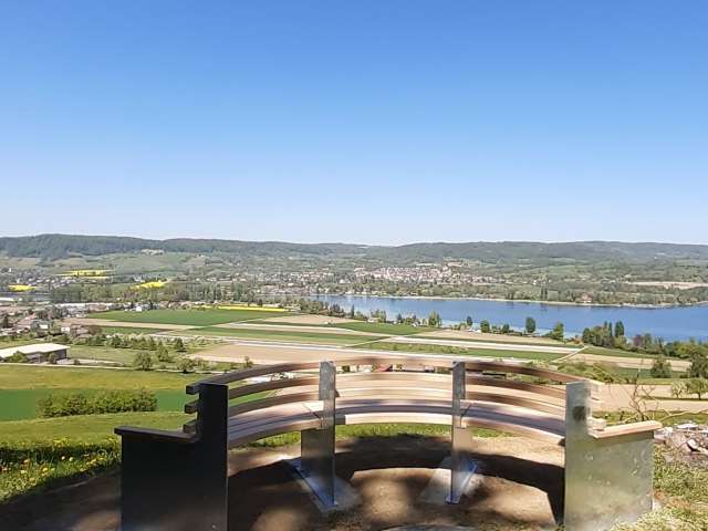 Bänke mit kaiserlichen Aussichten
